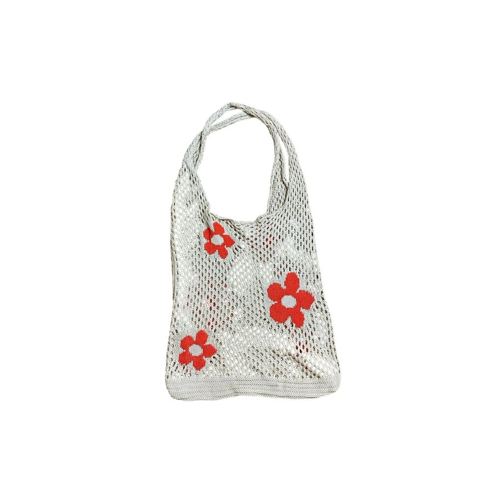 Knit shoulder bag